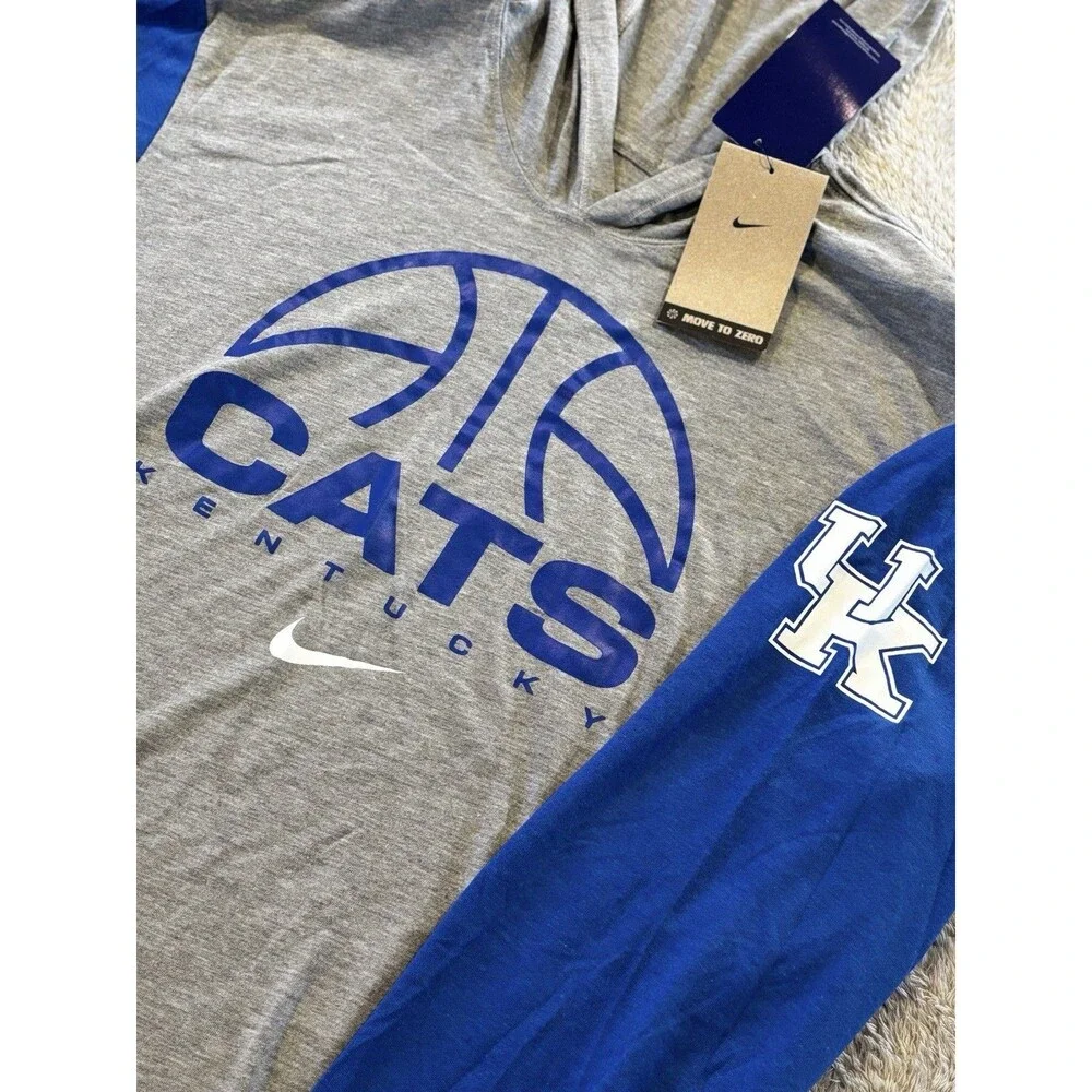 Men’s Nike Kentucky Wildcats Center Swoosh Long Sleeve Dri Fit Shirt Size L